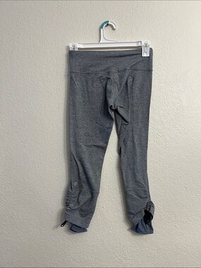lululemon athletica Charcoal Gray Ruched-Hem Leggings